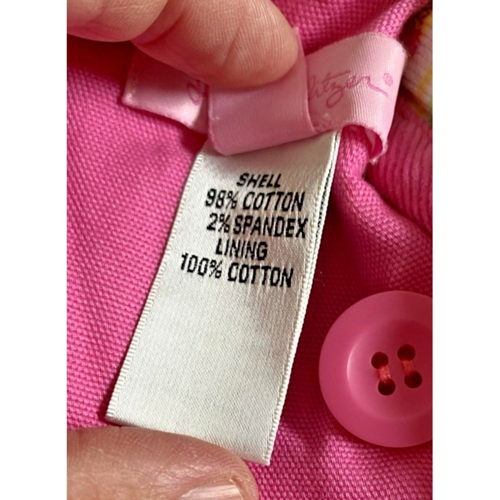 Lilly Pulitzer Wrap Skirt Girls 7 Animal Cracker Pink Soft Lightweight Corduroy - Picture 6 of 7